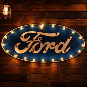 7' Ford Lighted Sign
